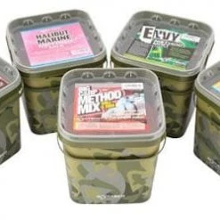 Fishing Bait Bait-Tech Pellets Camo Buckets