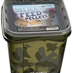 Fishing Bait Bait-Tech Pellets Camo Buckets