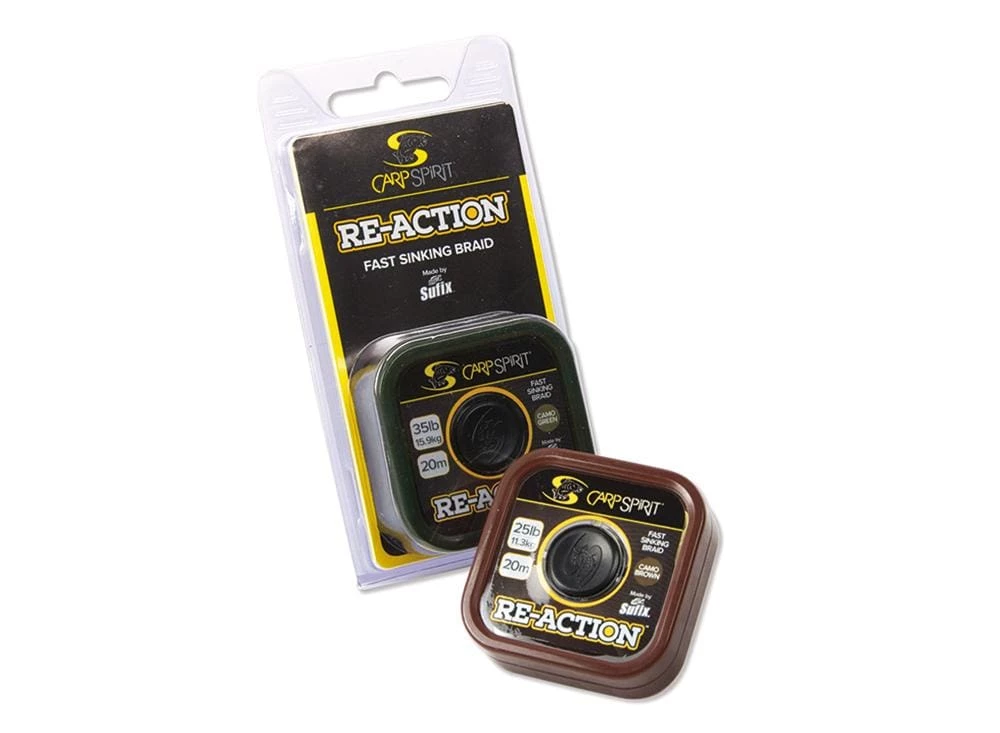 Carp Spirit - Re-Action Braid Hooklinks 20m Carp & Barbel