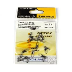 Match & Coarse Colmic Rolling Swivel With Interlock Snap