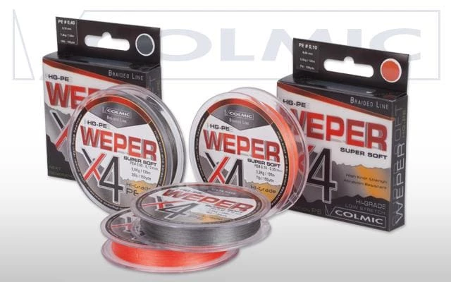 Match & Coarse Colmic Weper Grey Super Soft Braided Line - 150Yd