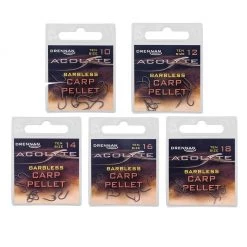 Carp & Barbel Drennan Acolyte Carp Pellet Barbless Hooks