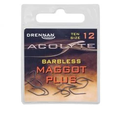 Drennan Acolyte Maggot Plus Barbless Hooks