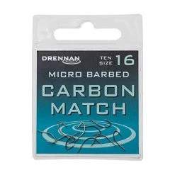 Drennan Carbon Match Micro Barbed Hooks Match & Coarse