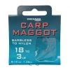 Drennan Carp Maggot Barbless Hooks To Nylon