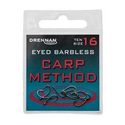 Drennan Carp Method Eyed Barbless Hooks