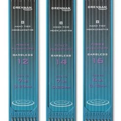 Drennan Power Pushstops Plate 6" Barbless Hooks To Nylon