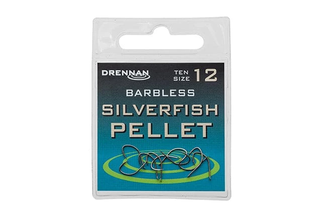 Match & Coarse Drennan Silverfish Pellet Barbless Hooks
