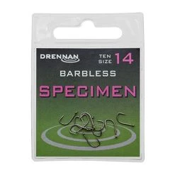 Drennan Specimen Barbless Hooks Match & Coarse