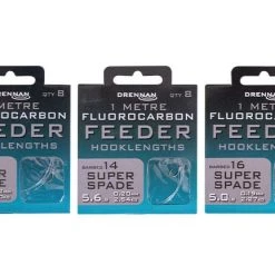 Drennan Super Spade Fluorocarbon Feeder Micro Barbed Rig 1m Carp & Barbel
