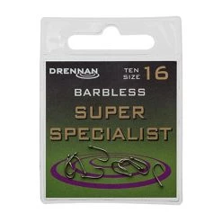 Drennan Super Specialist Barbless Hooks Carp & Barbel