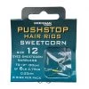 Match & Coarse Drennan Sweetcorn Pushstop Eyed Barbless Hair Rigs