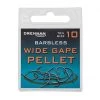 Drennan Wide Gape Pellet Barbless Hooks