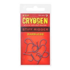 ESP Cryogen Stiff Rigger Barbless Hooks