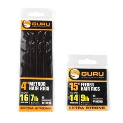 Guru Method Hair Rigs With Speed Stops