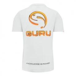 Guru Semi Logo Tee White Match & Coarse