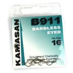 Kamasan B911 Eyed Barbless Hooks Match & Coarse