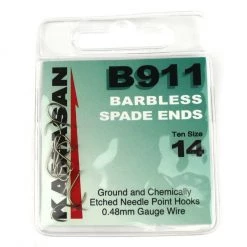 Match & Coarse Kamasan B911 Spade Barbless Hooks