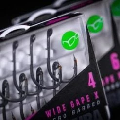 Korda Kamakura Wide Gape X Hook (Barbed)