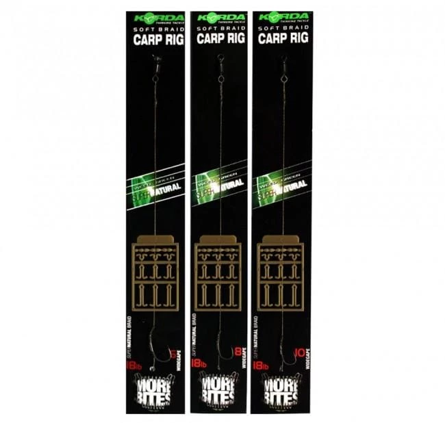 Korda N Trap Soft Braid DF Rigs Carp & Barbel