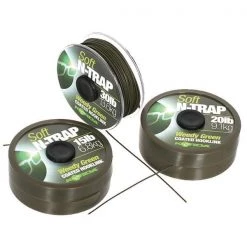 Korda N Trap Soft Coated Hooklink Weedy Green Soft