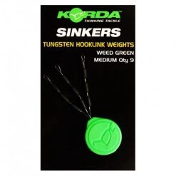Korda Sinker Tungsten Hooklink Weight - Large - Weed Green