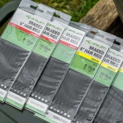 Korum Big Fish Braided Hair Rigs 6" Match & Coarse