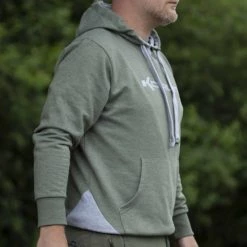 Korum Heather Green Hoodie Fishing Bait