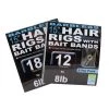 Match & Coarse Preston Barbless 4Inch Hair Rigs With Bait Bands