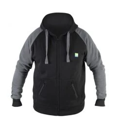 Preston Black Celcius Zip Hoodie Match & Coarse