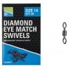 Preston Diamond Eye Match Swivels