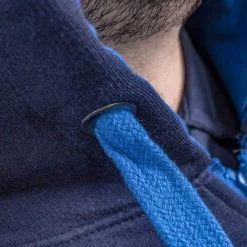 Fishing Bait Preston Navy Zip Front Hoodie