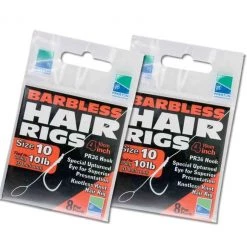 Preston PR 36 Barbless Hair Rigs Long