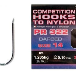 Preston PR322 Competition Hooks To Nylon