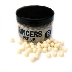 Ringers White Shellfish Pop Ups 60g Fishing Bait
