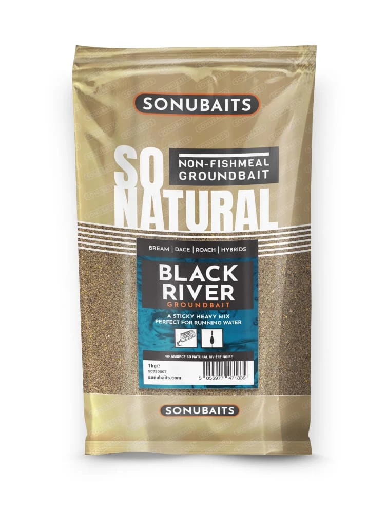 Fishing Bait SonuBaits So Natural Black 1kg