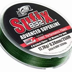 Sufix - 832 Advanced Braid - Low Vis Green - 250m Pike & Predator
