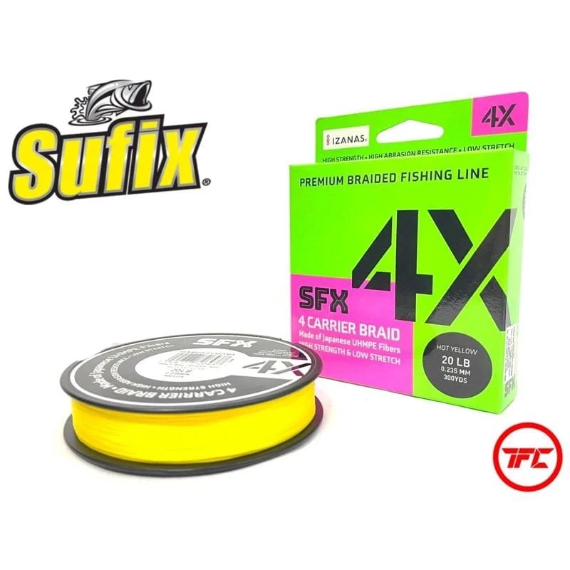Carp & Barbel Sufix - SFX 4X Braid - 135m