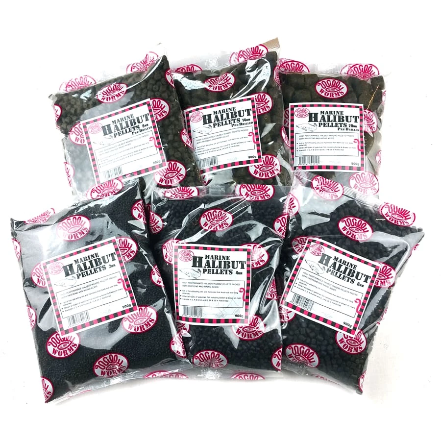 Willy Worms Halibut Marine Pellets 900g
